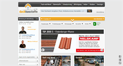 Desktop Screenshot of dachbaustoffe.de